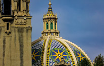 A building in Balboa Park in San Diego, California.