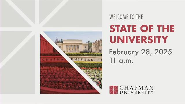 Check back for 2025 State of the University video