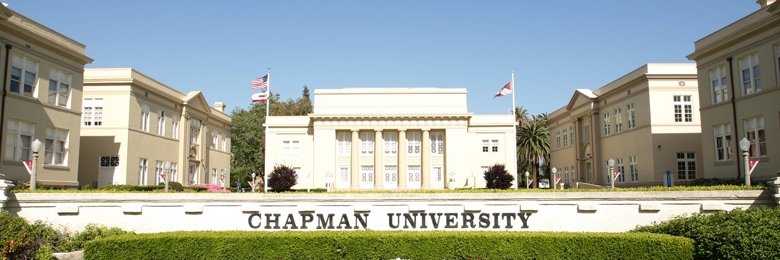 Chapman's Bert Williams Mall in front of Memorial Hall.