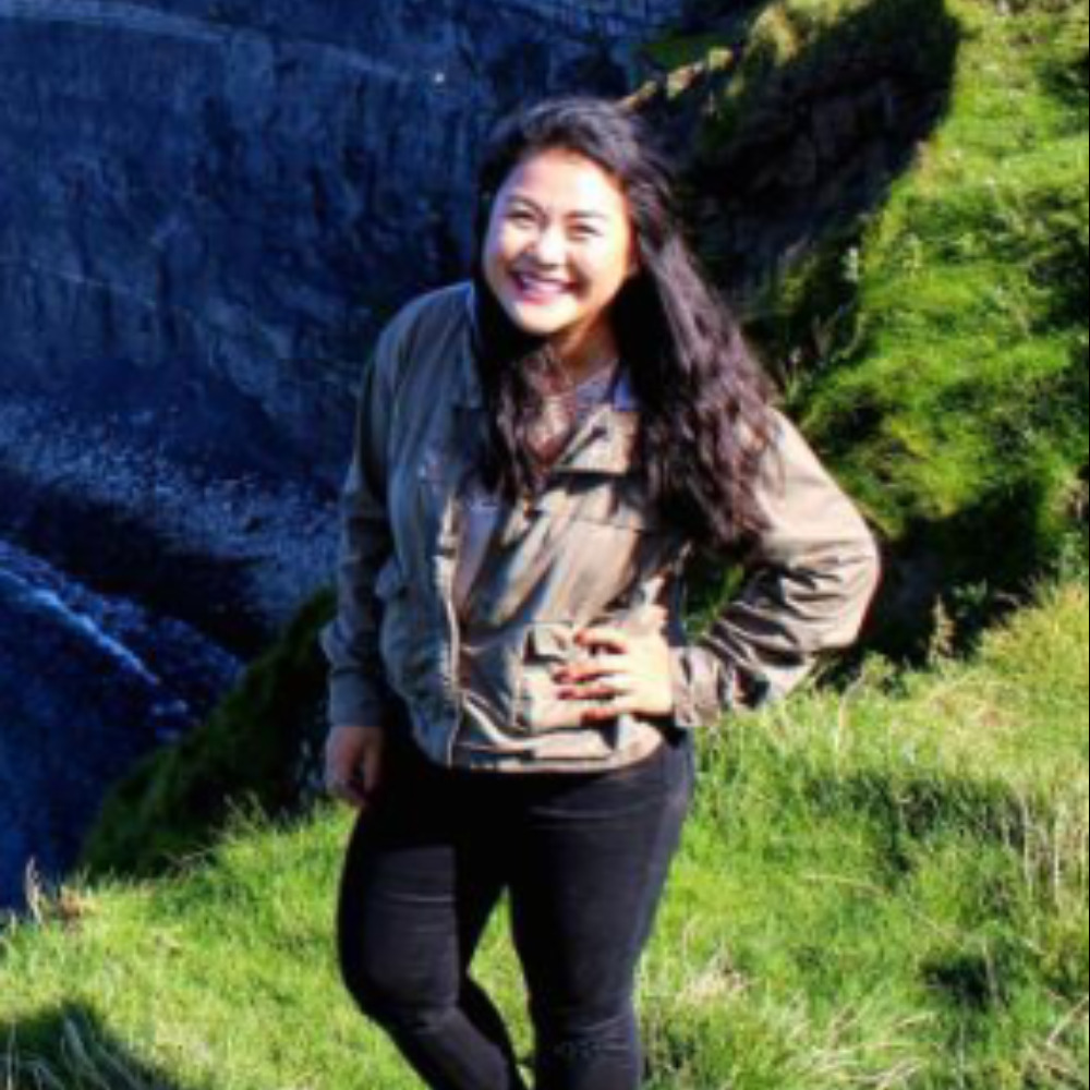 Student on the Cliffs of Moher, Ireland