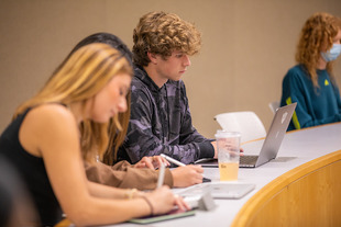 students in class