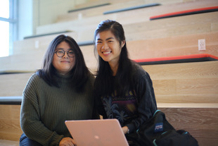 students smiling