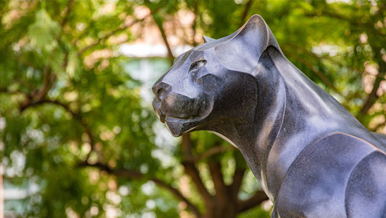 panther statue