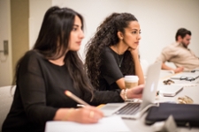 students at desk