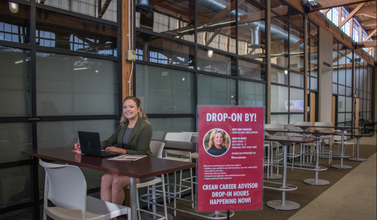 heidi swanson in crean hall