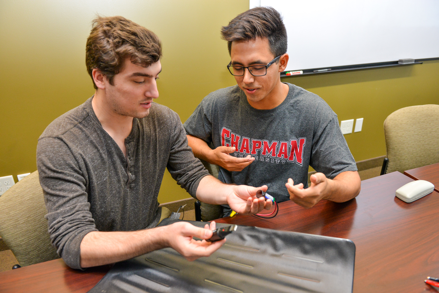 students in lab