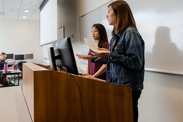 Students in classroom