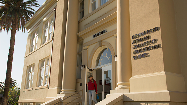 Exterior of Reeves Hall