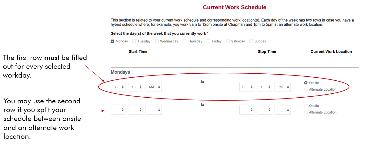 A screenshot of the Formstack form with information that have been described in this section.