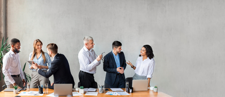 diverse group of career professionals