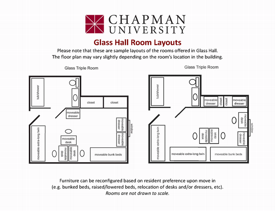 Glass Hall Room Layout