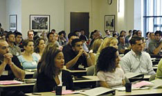 Students in a classroom.