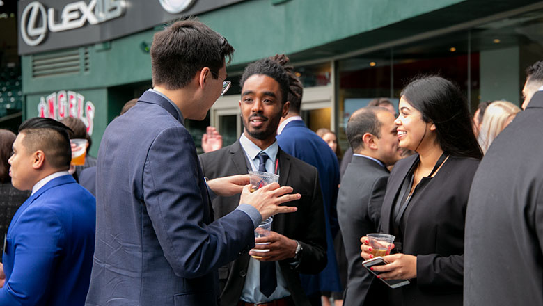 Law students gathering