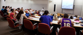 students in a classroom