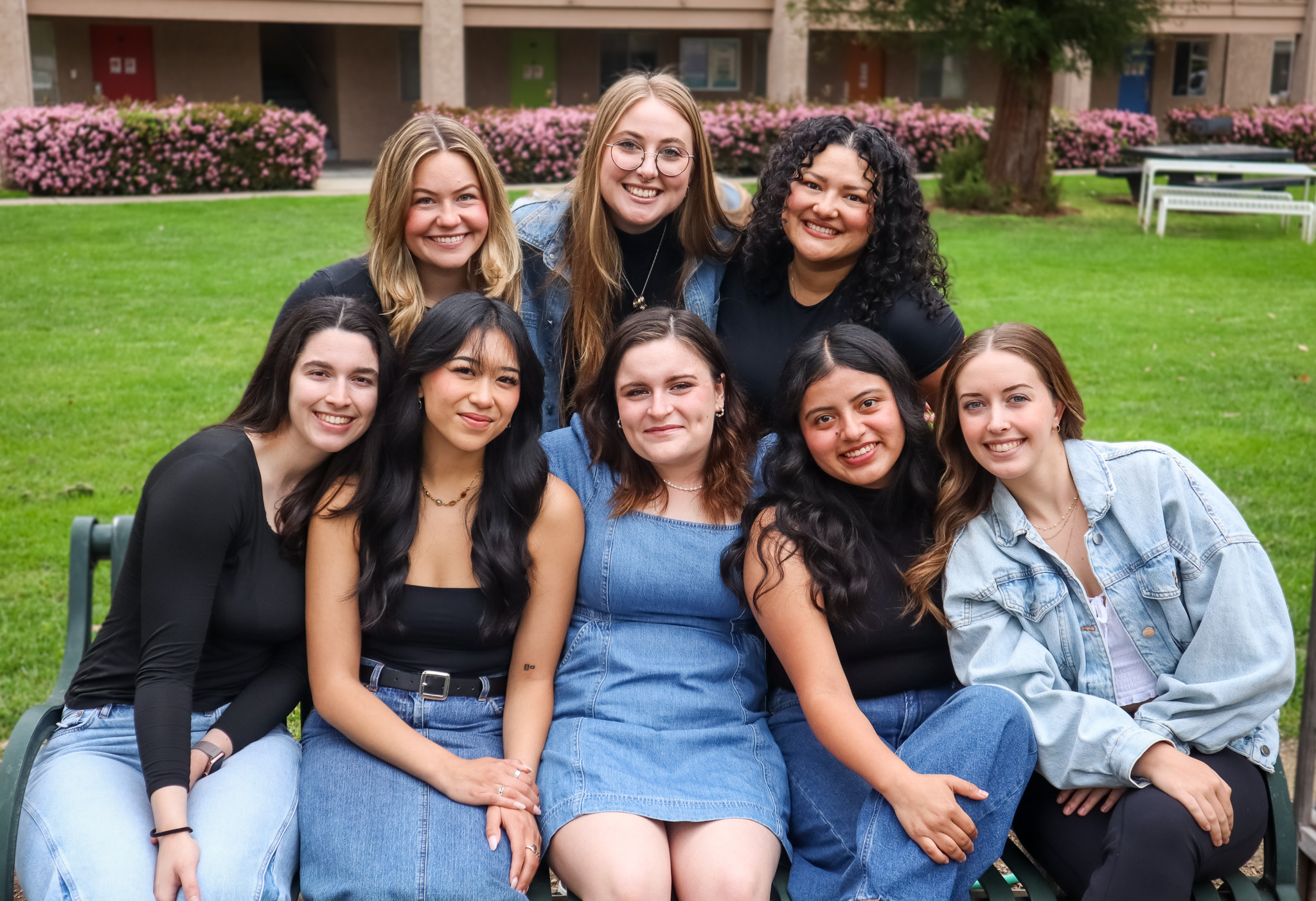 Orientation Team gathered together smiling.