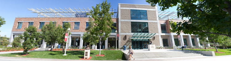 Front view of Disability Services building located at Chapman University