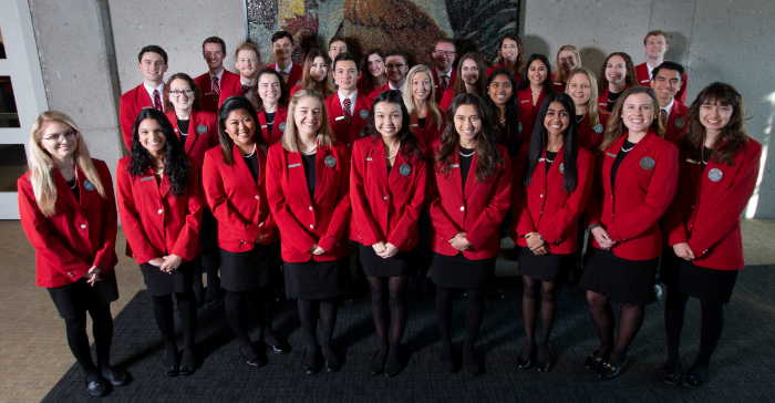 Group photo of chapman ambassadors