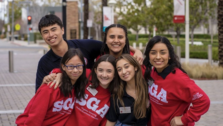 SGA Representatives at Schmid Gate