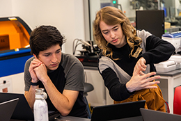 Students in lab